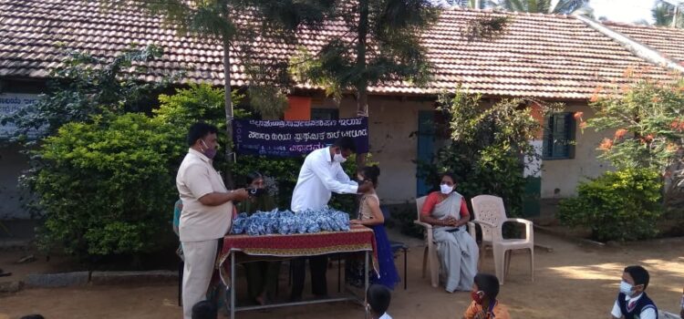 Healthy and clean India – Republic day 2021 Soap and masks distribution.