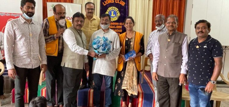 Notebook distribution by LIONS CLUB on 18th September 2021