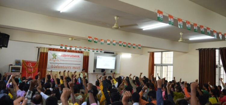 Abhyudaya volunteer meeting and Life Skills Orientation by Mansik Swasthya Pahal on 25-09-2022